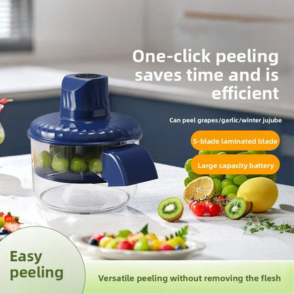 Household and commercial fruit and vegetable peeler, grape peeling machine, special electric peeler for milk tea fruit store