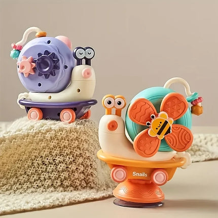 Baby Toy Montessori Inspired Dining Table Sucker Rotation High Chair Toy Suction Cups Spinner for Baby Toddler and Newborn Gifts