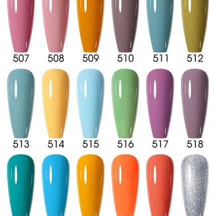 NAILCO 15ml Red Color Series Gel Varnish Coffee Gel Nail Polish Maximalism Reddish Gellak Design Brown Lacquer Nail Art Manicure