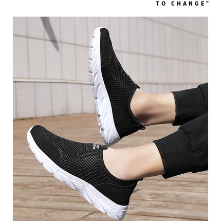 YRZL New Running Shoes for Men Breathable Sports Shoes Light Weight Fashion Summer Breathable Sneakers for Men Plus Size 39-46