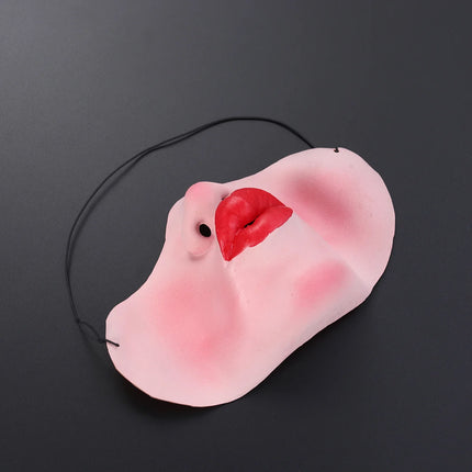 mask Half Face Unique Design No Plastic Smell Comfortable For Cosplay Costume Accessory Funny