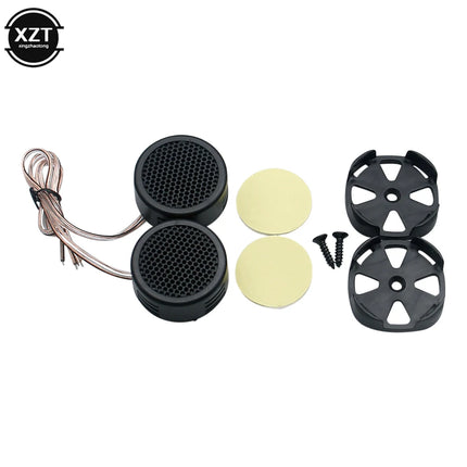1pair Mini Dome Tweeter Loudspeaker 2x 500W Universal High Efficiency Loud Speaker Super Power Audio Sound Klaxon Tone For Car