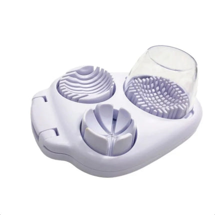 304 Stainless Steel Egg Slicer 3in1 Egg Cutter for Wedges Crushing Decorative Slicing Fruit Vegetable Slicers Kitchen Tools