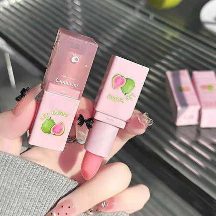 Guava Lip Care Set Fade Liplines Moisturizing Lip Balm Kit Hydrating Lip Gloss Relieve Dryness Soothing Lips Jelly Lips Mask Set