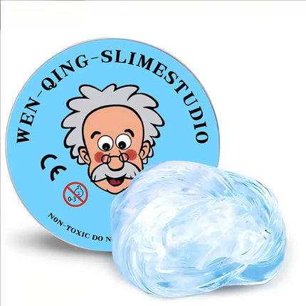 New Stress Relief Toys Old Man Liquid Squishy Transparent Crystal Slime Fluffy Foam Putty Gift Safe Bouncy Stretchy Color Slime