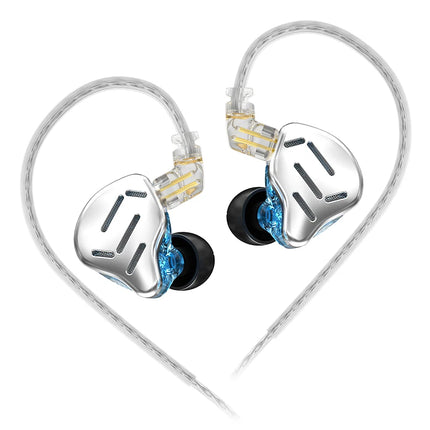 KZ ZAX Headset 16 Units HIFI Bass In Ear Monitor Hybrid technology Earphones Noise Cancelling Earbuds 7BA+1DD Sport Headphones