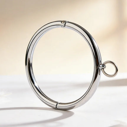 Stainless Steel Collar Neck Ring Slave BDSM Metal Collar Slave Bondage Positioning Bandage Fetish Adult Games Sex Toys For Woman