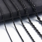 Black / 26inch (65cm) / Width 3mm