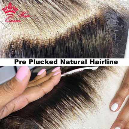 Invisible HD Lace 7x7 6x6 5x5 4x4 Lace Closure With Baby Hair Body Wave Virgin Human Raw Hair Melt Skins Real HD Lace Queen Hair