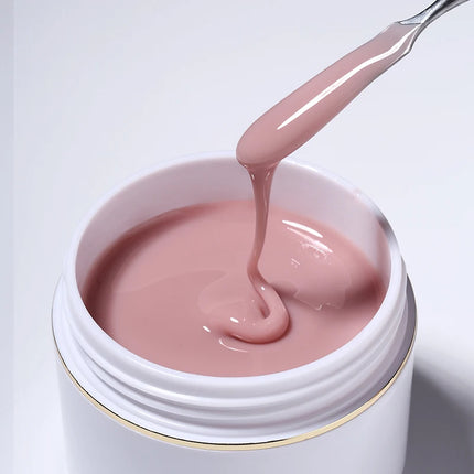MSHARE Liquid Acrylic Gel Acrygel TPO Free Builder Nail Gel For Nails Extension Constuction Self Level Soak Off UV LED Gel Jar