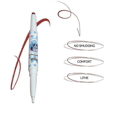 HERORANGE Dual-Ended Lip Liner & Velvet Matte Lipstick - Precision Lip Contouring with Soft Misty Finish