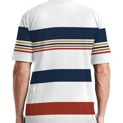 Men'sSummer Casual Short SleevedPolo Shirt with A Collar,A Casual and Fashionable Versatile Top Suitable for Daily Use in Summer