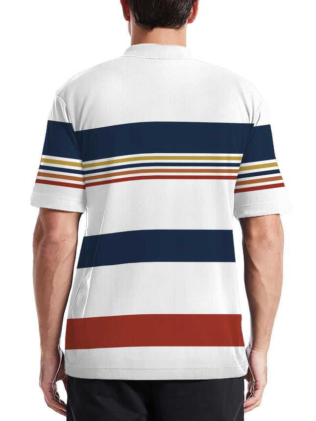 Men'sSummer Casual Short SleevedPolo Shirt with A Collar,A Casual and Fashionable Versatile Top Suitable for Daily Use in Summer