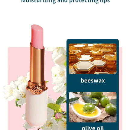 Peach Color Change Lipstick Non-Stick Cup Jelly Lipstick Moisturizing Moisturizing Color Change Lip Balm Warm Change Lip Balm