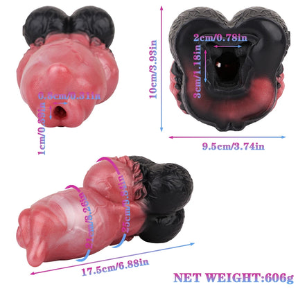 SMMQ Soft Silicone Monster Alien Masturbator Single Channel Stroker Lifelike Vaginal Texture Male Penis Massager Pocket