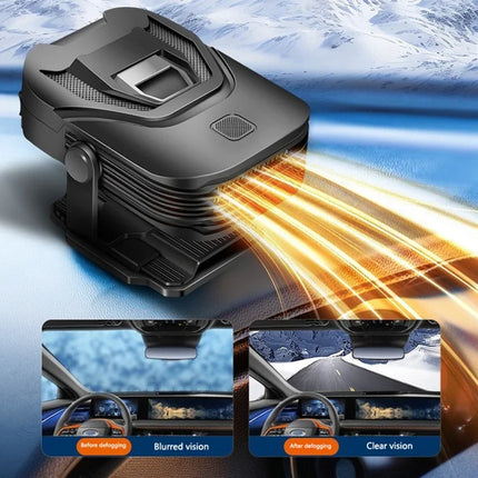 360° Rotating Cold warm available 200W Car Heater Defroster 2-in-1 12V Portable Windshield Heater Fast Removal Frost/Fog 2026