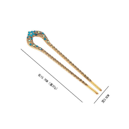 U-shaped Hanfu hair decoration hairpin