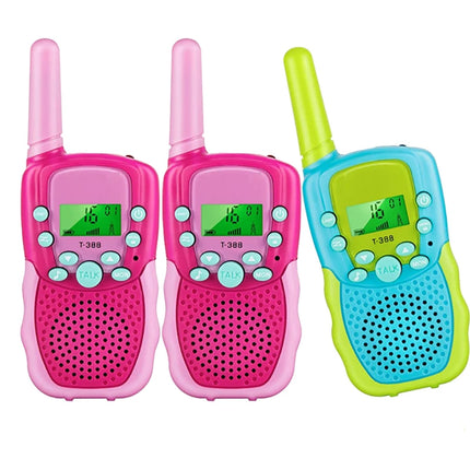 Walkie Talkies for Kids 22 Channels 2 Way Radio Toy with Backlit LCD Flashlight 3 Miles Range for Outside Camping Hiking