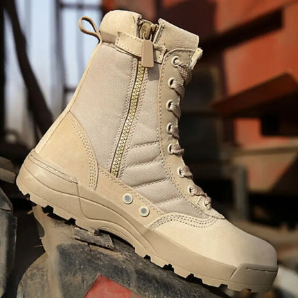 Tactical Boots Men Boots Special Force Desert Combat Boots Outdoor Hiking Boots Ankle Shoes Men Work Safety Shoes