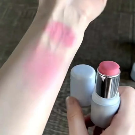 Smooth Blush Stick Expansive Color Natural Long Lasting Matte Makeup Monochrome Creamy Rouge Face Lip Makeup Stick