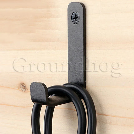 2Pcs Coat Rack Hooks Wall Mounted, Bath Towel Rope Hooks for Kitchen, Door, Cabinet, Bathroom, Foyers, Hallways, and Bedrooms