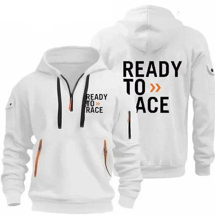 Autumn Men Women Sweatshirt Ready To Race Enduro Cross Motocross Bitumen Bike Tracksuit Pullover Hoodie Loose Streetwear Tops