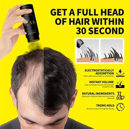 Hair Building Fibers for Fuller Hair Fiber Powders Hairline Concealer 5 Sec Quick Thickening for Sparse Areas & Styling Unisex