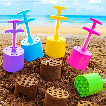Kids Water Play Beach Toys Sandbox Mold Set Shovel Castle Building Wall Honeycomb Briquette Mold Summer Outdoor Sand Play Game