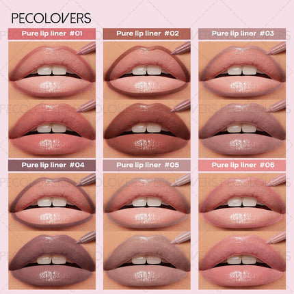1 Pcs Matte Lip Liner Pen, Used As Lip Liner and Lipstick, Oblique Mouth Design Suitable for All Lip Types, Perfect Gifts