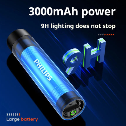 Philips New Flashlight High Intensity Waterproof Outdoor Lamp 1500 Lumens Sfl2202-Ipx7 Waterproof