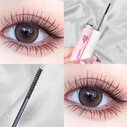 1.5g Waterproof Mascara with Ultra-Fine Brush - Lash Lengthening, Curling & All-Day Smudge-Proof for Natural Everyday Makeup