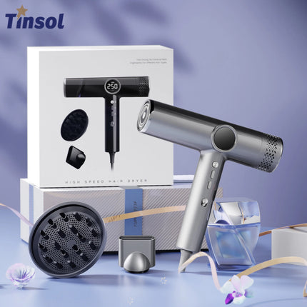 TINSOL Professional high-speed hair dryer, negative ion hair care fast drying constant temperature hair care portable hair dryer