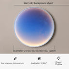 Starry sky / Black frame / 3 Color Dimmable|50cm