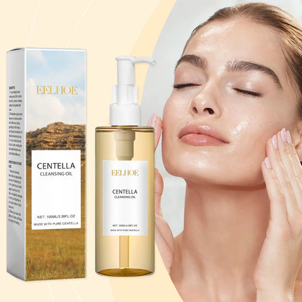 EELHOE Centella Cleansing Oil Makeup Remover Refreshing Clean Pores Oil Control Hydration Centella Asiatica Facial Cleansing Oil