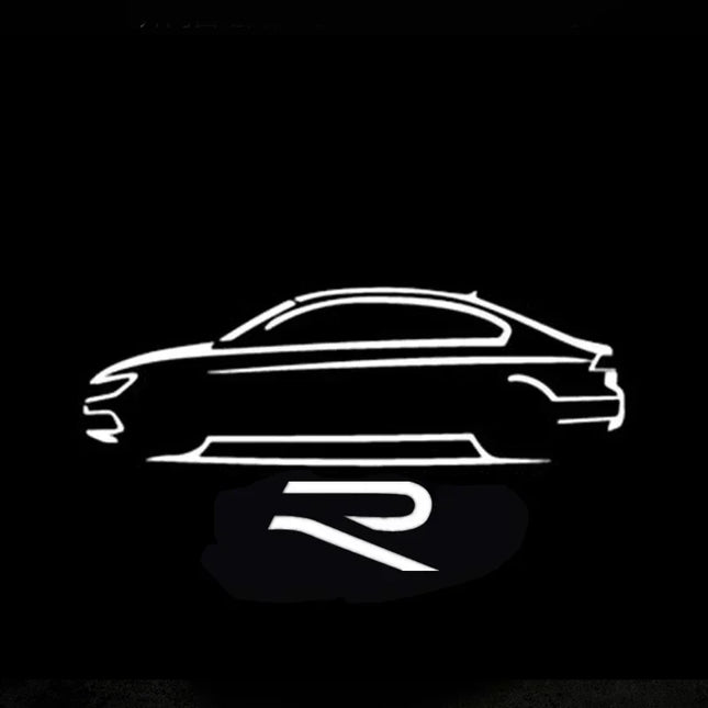2Pcs LED Car Door Welcome Light Logo for VOLKSWAGEN VW R Line Golf Tiguan POLO BORA Passat Jetta Touareg Courtesy Projector Lamp