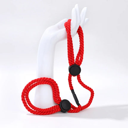 【AD】Sex Toys Tools Adjustable Erotic Slave Bdsm Bondage Restraint Rope Handcuffs Wrist Flirting Fetish Adults Games Sex Toy