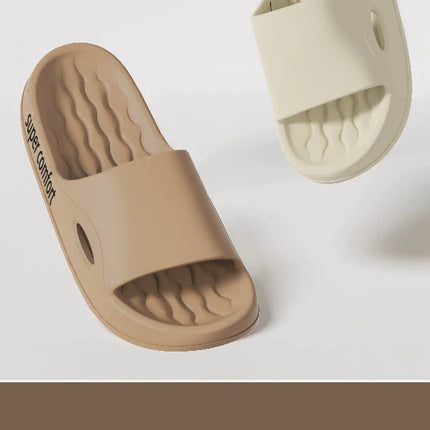 Fashion Men's Summer Ligtweight EVA Indoor Home Sandals Slippers Shoes Men Slippers Outdoor Students Women Comfortable Slides