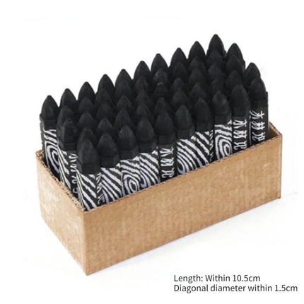50pcs Woodworking Big Head Crayon Multi-functional Non-dirty Hand Multi-color Writing Mark Stone Wall Pen Art Stationery