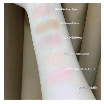 "1Pc HERORANGE Iron Box Cheek Blush Mineral Powder Long-Lasting Facial Contour Tint Single Color Cosmetics Blush Palette