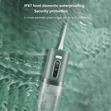 Portable Water Floss USB Rechargeable Oral Irrigator 280ML Electric Tooth Cleaning Device 3 Modes Waterproof Irrigator