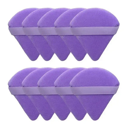 2/5/10/20Pcs Triangle Powder Puff Wet Dry Use For Loose Powder Liquid Cosmetic Soft Plush Powder Puff Makeup Foundation New In T