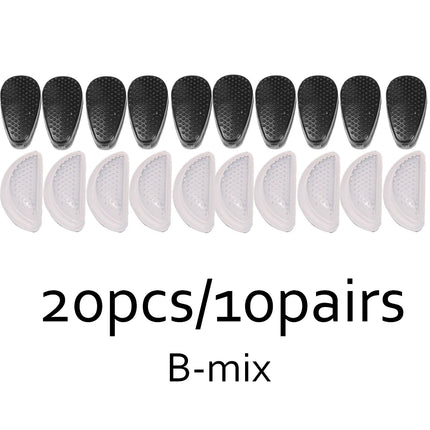 Anti Slip Eyeglasses Nasal Supports Silicone Invisible Glasses Air Cushion Nose Pads Transparent Soft Self-adhesive Nose-holder