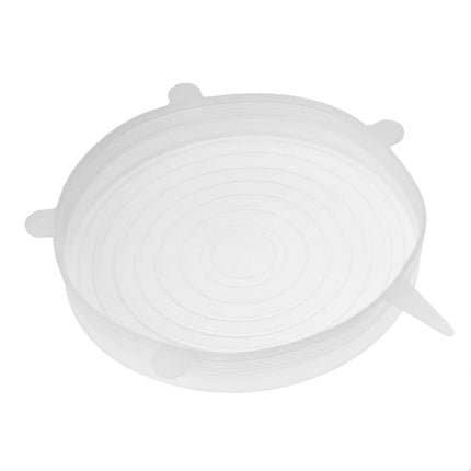 Silicone Stretch Lid Flexible Round Silicone Bowl Cover Durable Food Storage Covers Food Wrap Bowl Pot Lid for Kitchen Cookware