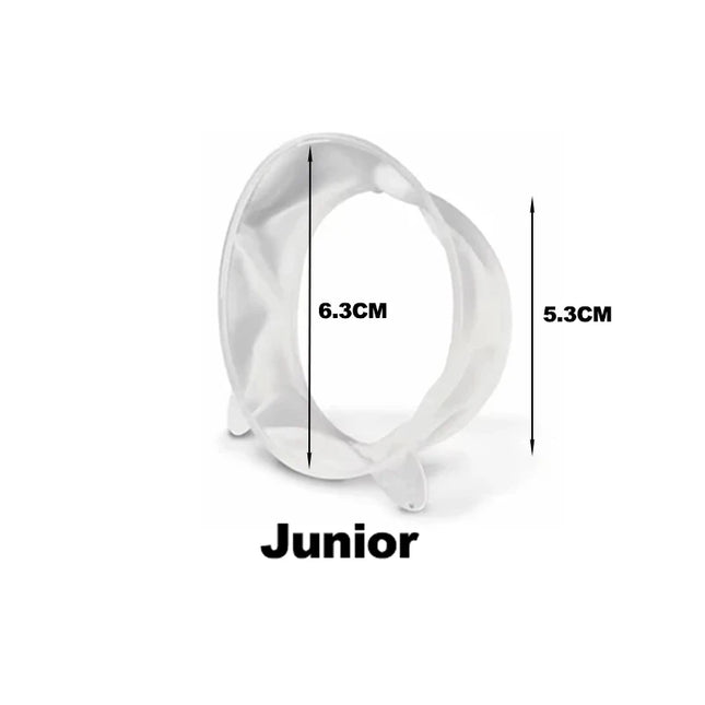 10PCS Dental Mouth Opener 3D Oral Lip Cheek Retractor O Shape Rubber Expander for Regular Small Junior Dentistry Tool Set