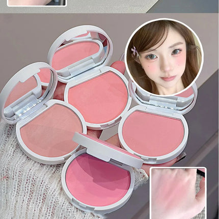 Monochrome Soft Mist Blush Highlights Cream Tangerine Peach Natural Apricot Nude Pink Cheek Purple-Blue Matte Brighten Makeup