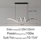Black A 120cm / 3 Colors No Remote