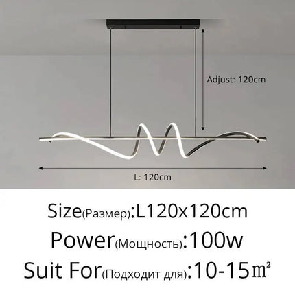 Simple Led Pendant Lights Modern Hotel Homestay Restaurant Bedroom Bar Long Chandelier Modern Home Interior Decor Lighting Lamps