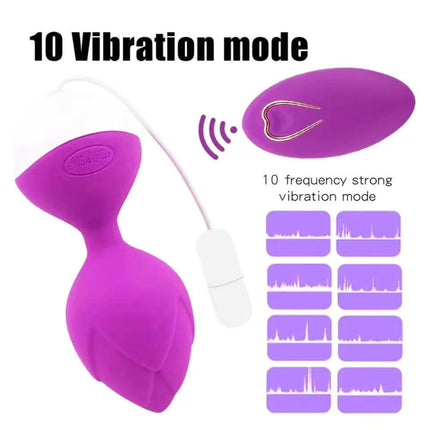 2026 New Upgrade Wireless Remote Control Vaginal Ball Vibrator 10 Speeds Kegel Ball Vibrating Eggs G Spot Stimulator Vibrators