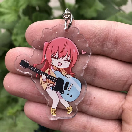 BOCCHI THE ROCK Anime Cosplay Keychain Badge Accessories Gotoh Hitori Yamada Ryo Cosplay Christmas Halloween Pendant Prop Gift