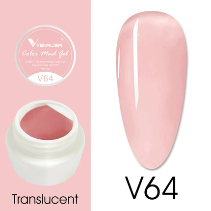 VENALISA Color Mud Gel Pure DIY Nail Art Design UV Gel Polish Professional Manicure Varnishes for Quality Artistry